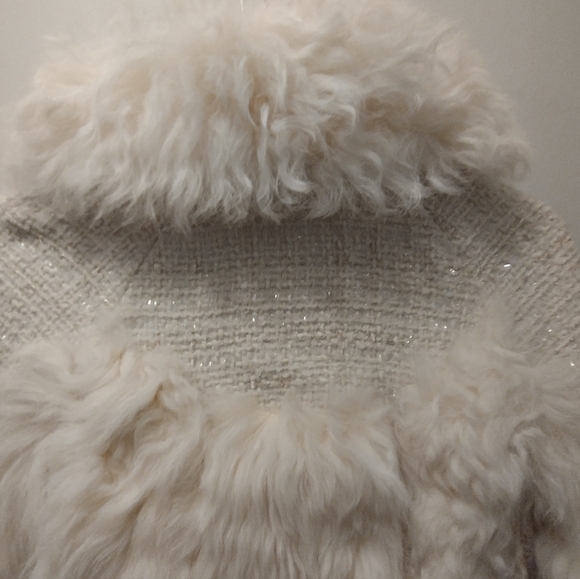 Elegant Cream Teddy Jacket - Picture 4 of 11